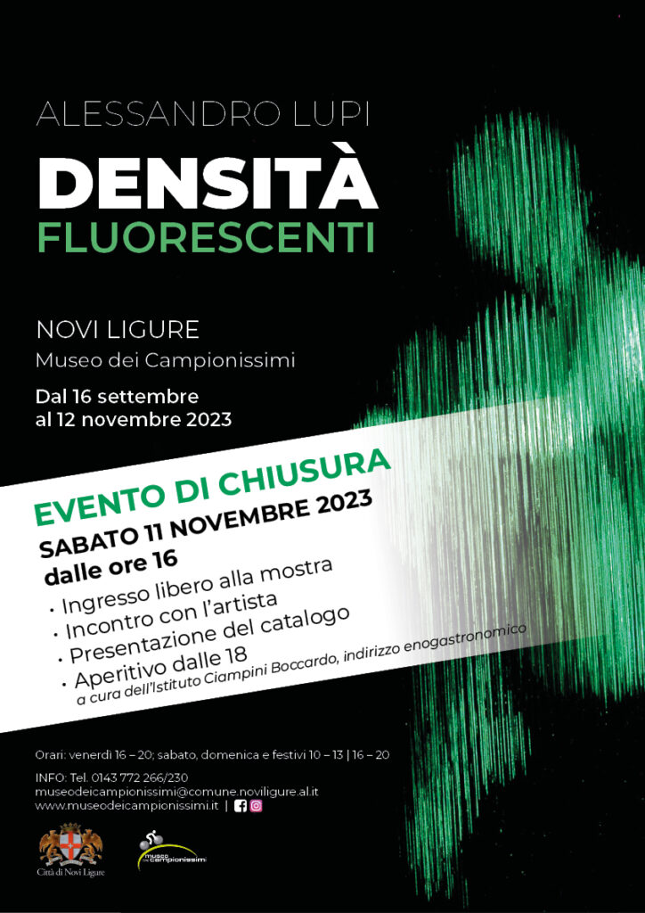 densità fluorescenti evento chiusura locandina